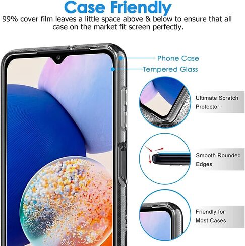 LYWHL for Google Pixel 9 / Pixel 9 Pro Screen Protector, 3 Pack Tempered Glass Film with Easy Install Frame Accessories, Sensitive Touch Fingerprint Unlock Bubble Free Phone Case Friendly in Saudi Arabia