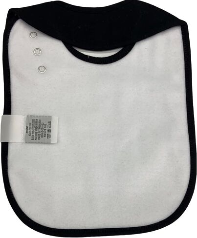 Toddler Organic Cotton Adjustable Bibs 4 Pack, Black in Saudi Arabia