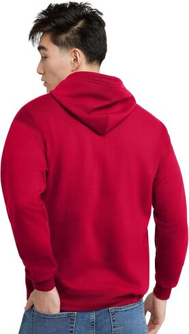CHAMPION, EcoSmart Fleece Full Hoodie, Zip-Up Hooded Sweatshirt for Men, SPANISH MOSS in Saudi Arabia