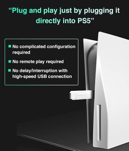 محاكي محول U5 لوحدة تحكم ألعاب PS5 - متوافق مع أجهزة XIM Matrix APEX REASNOWS1 Titan المتنوعة لتشغيل جميع ألعاب PS5 in Saudi Arabia