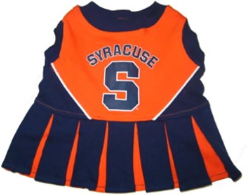 Pets First NCAA Syracuse Orange Dog Cheerleader Outfit, X-Small in Saudi Arabia