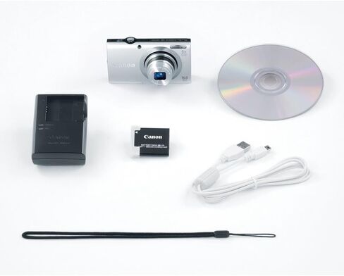 Canon PowerShot A2400 عبارة عن كاميرا رقمية بدقة 16.0 ميجابكسل مع تكبير بصري للصورة 5X وعدسة واسعة الزاوية مقاس 24 مم مع تسجيل فيديو عالي الدقة بدقة 1080 بكسل وشاشة LCD تعمل باللمس مقاس 3.2 بوصة (فضي) (متجددة) in Saudi Arabia
