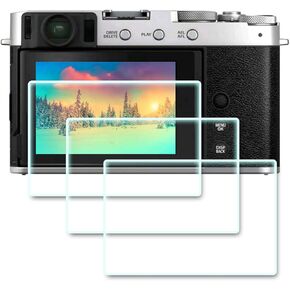 X-E4 Screen Protection, Suitable for Fujifilm X-E4 XE4 Camera LCD Screen Protection Film, 0.3mm 9H Hardness Tempered Glass Protection Film, Compatible with Fujifilm Fuji X-E4 XE4 [3 Pack]