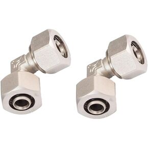 Two pieces Fits For Maxline M8080 90° Elbow Fitting 1/2 Tubing Male NPT Compressed Air adaptor