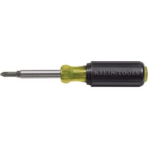 Klein Tools 32476 5-In-1 Multi-Bit Screwdriver / Nut Driver with 2 Slotted, 2 Philips, and 1 Nut Driver Tip