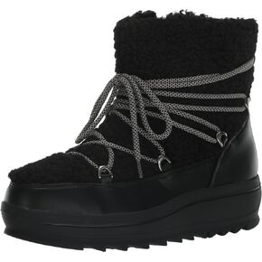 AVENUE Women's Cloudwalkers Wide FIT Cold Weather Darby Fashion Boot, Black, 12