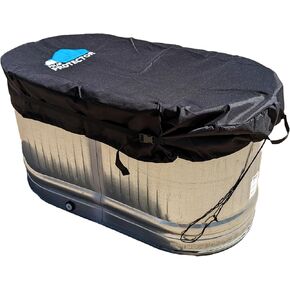 Polar Protector - Stock Tank Cover Ice Water Therapy Ice Bath Cover Cold Water Cover Fits 2 X 2 X 6 Galvanized Tank Waterproof Rip Proof Tough Keeps Tanks Clean