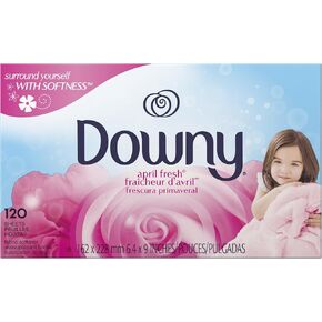 Downy April Fresh Fabric Softener Dryer Sheets, 120 Count in Saudi Arabia