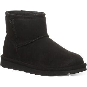 BEARPAW Women's Alyssa Vegan Multiple Colors | Women's Ankle Boot | Women's Slip On Boot | Comfortable Winter Boot