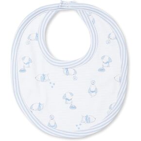 Kissy Kissy Baby-Boys Infant Peppy Pups Reversible Bib