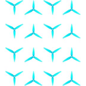 16 PCS HQProp HeadsUp Racing Prop R38 5.1X3.8X3 Blue for FPV Racing Drone