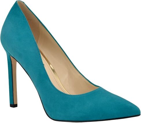 حذاء Tatiana Pump للسيدات من Nine West، جلد سويدي مخضر 405، 9.5 in Saudi Arabia