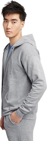 CHAMPION, EcoSmart Fleece Full Hoodie, Zip-Up Hooded Sweatshirt for Men, MULLED BERRY in Saudi Arabia