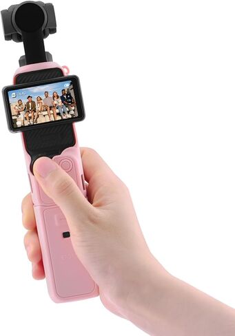 Protective Case for DJI Osmo Pocket 3 / Xtra Muse Camera, Soft Silicone Cover with Screen & Mic Protection, Anti-Scratch, Slim Fit Skin Accessories for Pocket 3/Xtra Muse (Reddish Brown) in Saudi Arabia