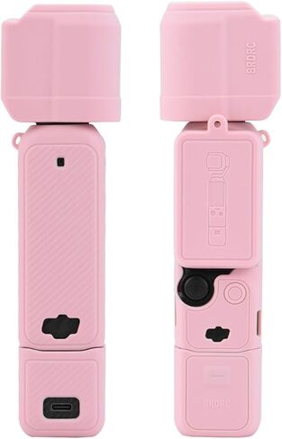 Protective Case for DJI Osmo Pocket 3 / Xtra Muse Camera, Soft Silicone Cover with Screen & Mic Protection, Anti-Scratch, Slim Fit Skin Accessories for Pocket 3/Xtra Muse (Reddish Brown) in Saudi Arabia