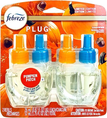 Febreze Origins Fade Defy PLUG Air Freshener & Odor Fighter, Wood, (2) .87 fl. oz. Oil Refills in Kuwait