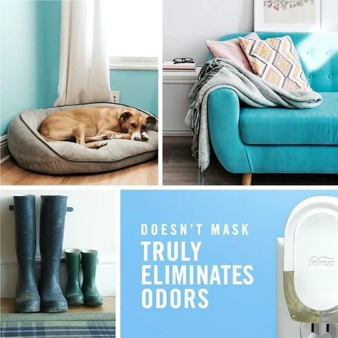 Febreze Origins Fade Defy PLUG Air Freshener & Odor Fighter, Wood, (2) .87 fl. oz. Oil Refills in Kuwait