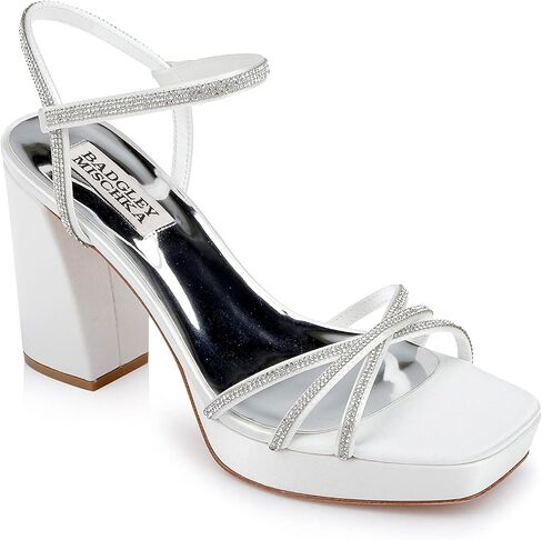 Badgley Mischka Frida Open Toe Block Heel in Saudi Arabia