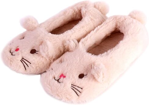 Millffy Softest and Best Made Slippers Memory Foam Women's Ballerina Faux Fur Cuffed Slipper Socks in Saudi Arabia
