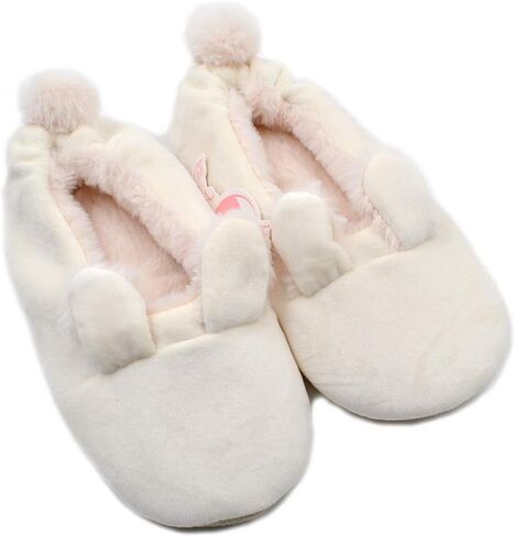Millffy Softest and Best Made Slippers Memory Foam Women's Ballerina Faux Fur Cuffed Slipper Socks in Saudi Arabia