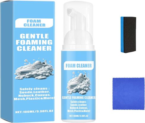Multi-Functional Cleaning and Stain Removal Cream, Shoe Cleaning Cream, Multi Purpose Cleaning Cream,White Shoe Cleaner with Sponge, White Shoe Cleaner, Shoes Decontaminate Solid Paste in Saudi Arabia