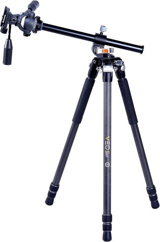 Vanguard VEO3+263CP Carbon Fiber Tripod with Panhead and Multi-Angle Center Column for Overhead Shots in Kuwait