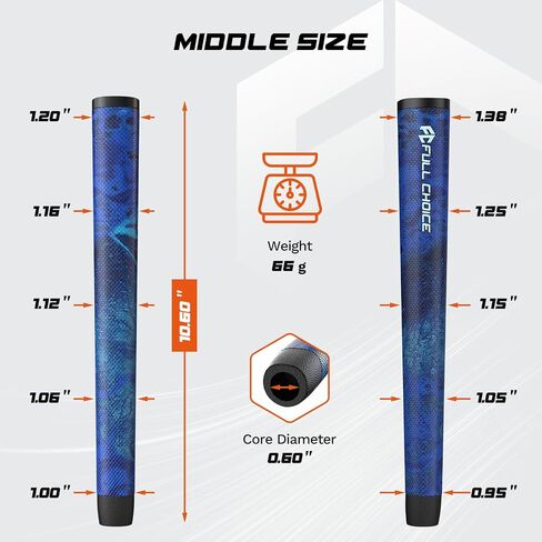 FullChoice Pistol Putter Grips | Fashion Design | Concise Multi Color | PU Material Lightweight Portable Soft | for Mens Women and Juniors | Comfortable Touch | Non-Slip in Saudi Arabia