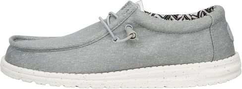Hey Dude Wally Stretch Canvas North Atlantic Size 13, Men’s Shoes, Men's Slip-on Loafers, Comfortable & Light-Weight in Saudi Arabia