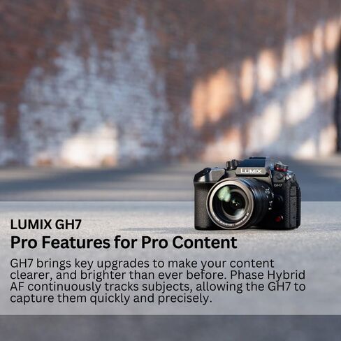 مجموعة كاميرا باناسونيك LUMIX GH7 Micro Four-Tirds بدون مرآة مع بطاقة ذاكرة CFexpress Type B سعة 128 جيجابايت (عنصران) in Saudi Arabia