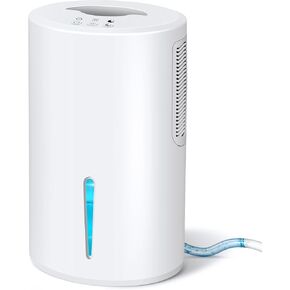 Gocheer Upgraded Dehumidifier for Home Basement ,Up to 800 Sq.ft (8000 Cubic Feet) Dehumidifier with Drain Hose Dehumidifiers for Bedroom Bathroom Small Quiet Portable Air Dehumidifiers with 2000ml(68oz) Water Tank