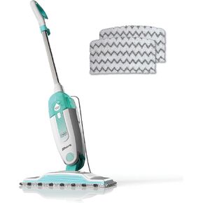 Shark S3501 Steam Pocket Mop Hard Floor Cleaner, With Rectangle Head and 2 Washable Pads, Easy Maneuvering, Quick Drying, Soft-Grip Handle and Powerful Steam, Purple