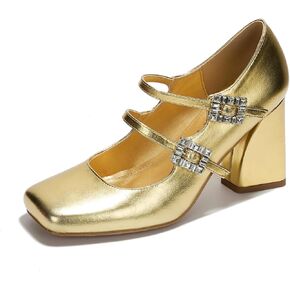 Cape Robbin Mary Jane Heels - Mary Jane Shoes Women - Heeled Double Strap Maryjane Shoes Womens - Women’s Mary Janes (Selina) in Kuwait