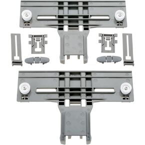 W10350375 Dishwasher Top Rack Adjuster Parts for Whirlpool Kenmore Kitchenaid Dishwasher, 8PCS W10195840 & W10195839 & W10508950 Dishwasher Top Rack Adjuster Kit