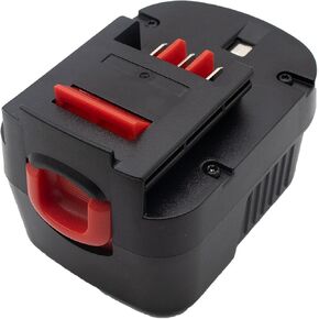 HPB96 HPB12 9.6 Volt 2.5Ah Ni-MH Cordless Drill Upgrade Battery Compatible with Black and Decker 9.6V Battery A12 FSB96 GC960 SF100