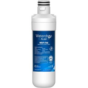 Waterdrop Plus ADQ747935 MDJ64844601 Refrigerator Water Filter, Replacement for LG® LT1000P®, LT1000PC, ADQ74793501, ADQ74793502, Kenmore 46-9980, LFXC24796S, LSFXC2496D, NSF 401&53&42, Pack of 3