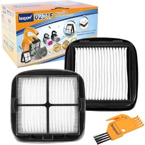KEEPOW Pet Hair Eraser Filter Replacement 97D5 3 Pack, Compatible with Bissell Pet Hair Eraser Corded Handheld Vacuum 33A1 Series, 35V4 Series, 47R5 Series, Part# 2037416, 2031432