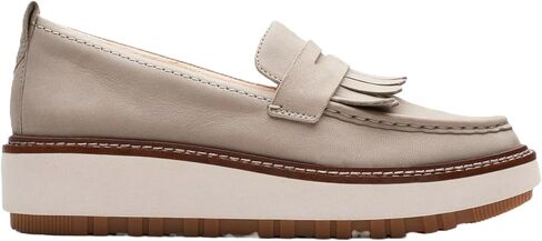 حذاء نسائي من Clarks Oriana W Loafer، Stone Nubuck، 7.5 in Saudi Arabia