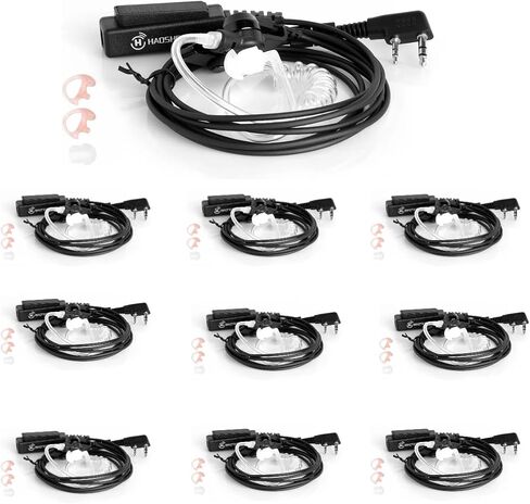 سماعات أذن CLS1110 لأجهزة راديو موتورولا مع PTT/ميكروفون، متوافقة مع CP200D CP100D R2 CP200 CP185 BPR40 CLS1410 CLS1110 RMU2040 RMU2080D سماعة مراقبة الأنبوب الصوتي in Saudi Arabia