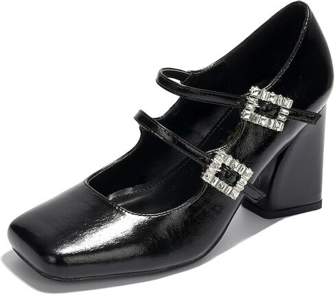 Cape Robbin Mary Jane Heels - Mary Jane Shoes Women - Heeled Double Strap Maryjane Shoes Womens - Women’s Mary Janes (Selina) in Saudi Arabia