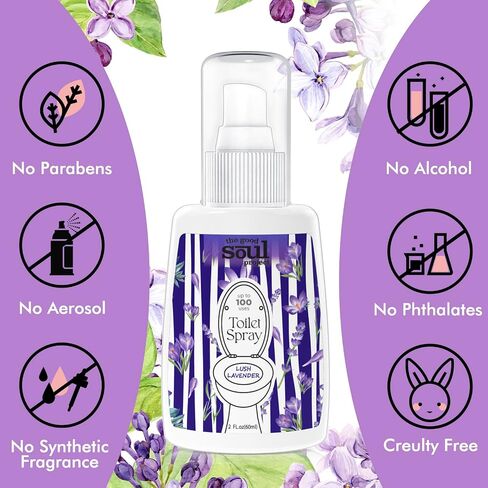 Toilet Spray for Poop, Fresh Citrus, Bathroom Spray Odor Eliminator, 2Fl Oz 2 Pack in Saudi Arabia