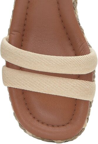 Lucky Brand Women's Naylicia Braided Wedge Sandal, Vanilla, 9 in Saudi Arabia