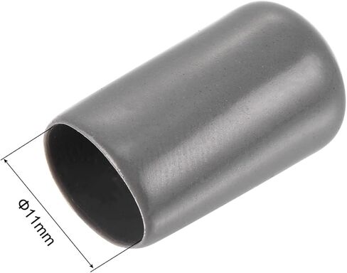 uxcell 20pcs Rubber End Caps 6mm(1/4 inch) ID Vinyl PVC Round Tube Bolt Cap Cover Screw Thread Protectors Pink in Saudi Arabia