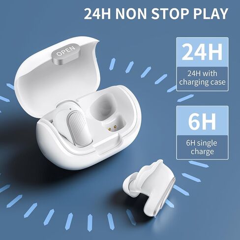 BUGANI True Wireless Earbuds, Bluetooth Earbuds with Deep Bass, ENC Noise Cancelling in-Ear Headphones with 24H Playtime, Fast Charging, Bluetooth 5.3, IPX6 Waterproof, Secure Fit for Sports Work in Saudi Arabia