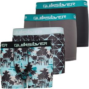 Quiksilver Boys Underwear 4 Pack Boxer Briefs for Boys 6-18 Durable Stretch Breathable Moisture Wicking