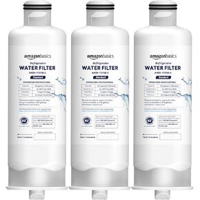 Amazon Basics Replacement Samsung DA97-17376B, HAF-QIN/EXP Refrigerator Water Filter, 1-Pack, Premium Filtration