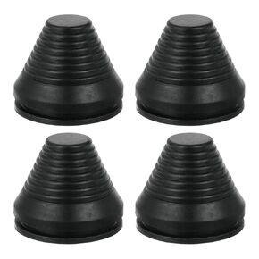 uxcell 4 Pcs Tower Shaped Grommet 60mm 2.36 Inch Drill Hole, Rubber Plugs Hole Grommets Protection Gasket Kit for Wire Cable Cord
