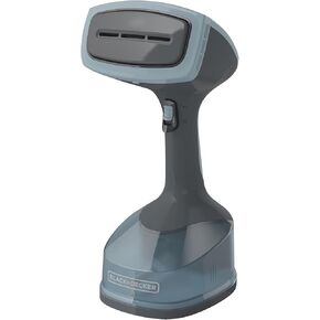 BLACK+DECKER Advanced Handheld Garment / Fabric Steamer with 3 Attachments, Gray/Blue, HGS200