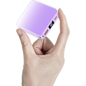 10000mAh Small Power Bank, Mini Phone Portable Charger, USB C Input/Output with Smart LED Display, 30W Fast Charging Technology Battery Bank for iPhone, iPad,Samsung, Android Phones, Tablet in Kuwait