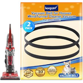 KEEPOW Belt 562289001 for Hoover Windtunnel Vacuum Cleaner, Vacuum Belt for Hoover AH20065 Style 65, Fit UH70200, 12.8 x 457, (4 Pack)