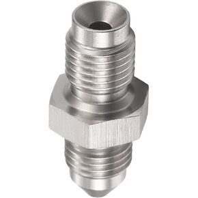 3AN Male to 3AN 3/8-24 Male Inverted Flare Stainless Steel Brake Adapter Fitting Connector(1pcs)